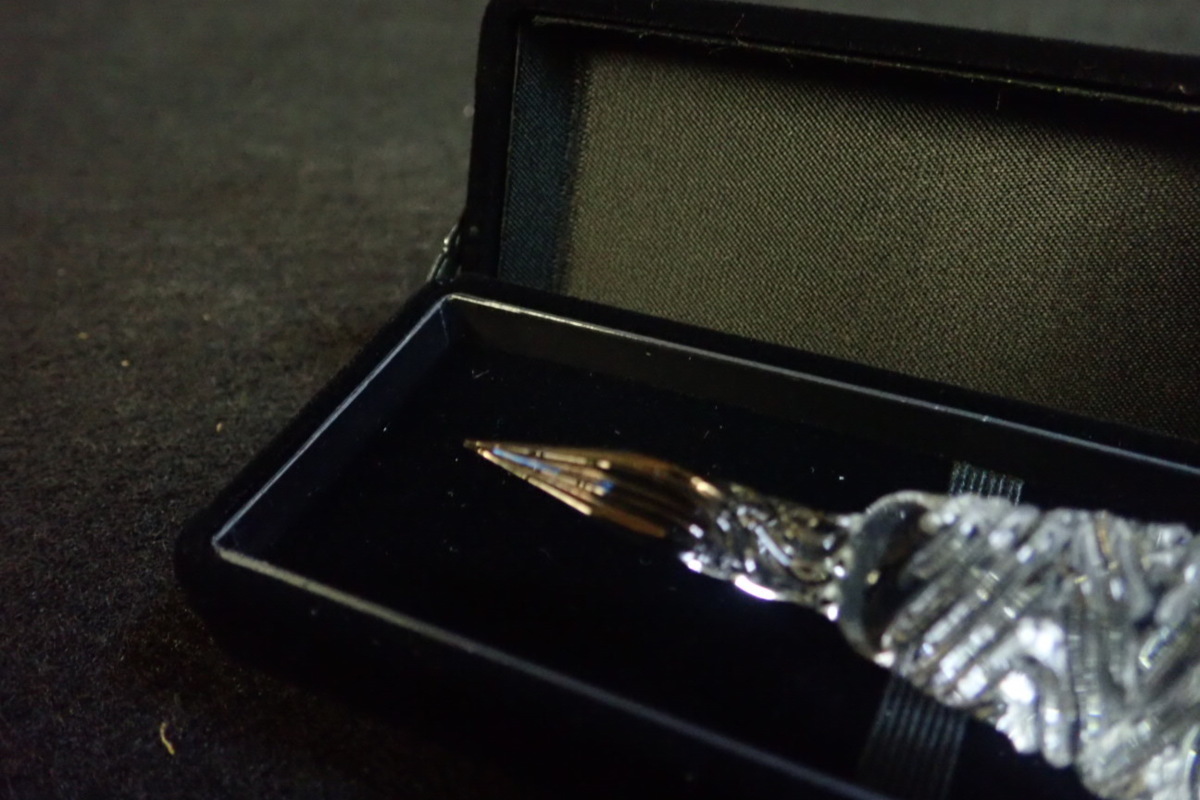 A-303 クリスタルガラスペン 二種 菅清風作 未使用品 ケース付