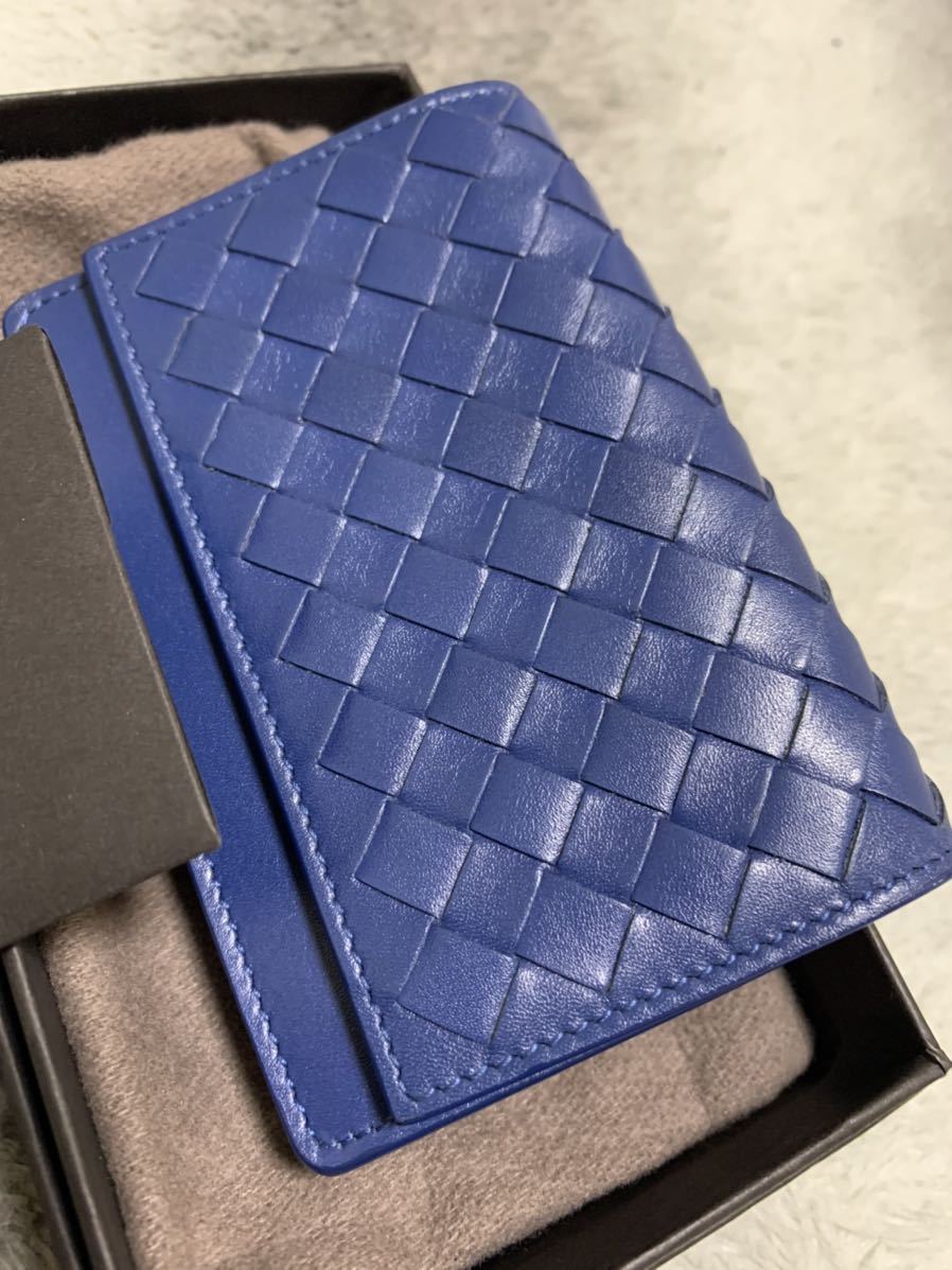 人気セール，本物保証 BOTTEGA VENETA/ボッテガヴェネタ 名刺入れ カードケース イントレチャート ネイビーブルー(男性用)｜売買されたオークション情報、yahooの商品情報をアーカイブ公開 - オークファン 男性用