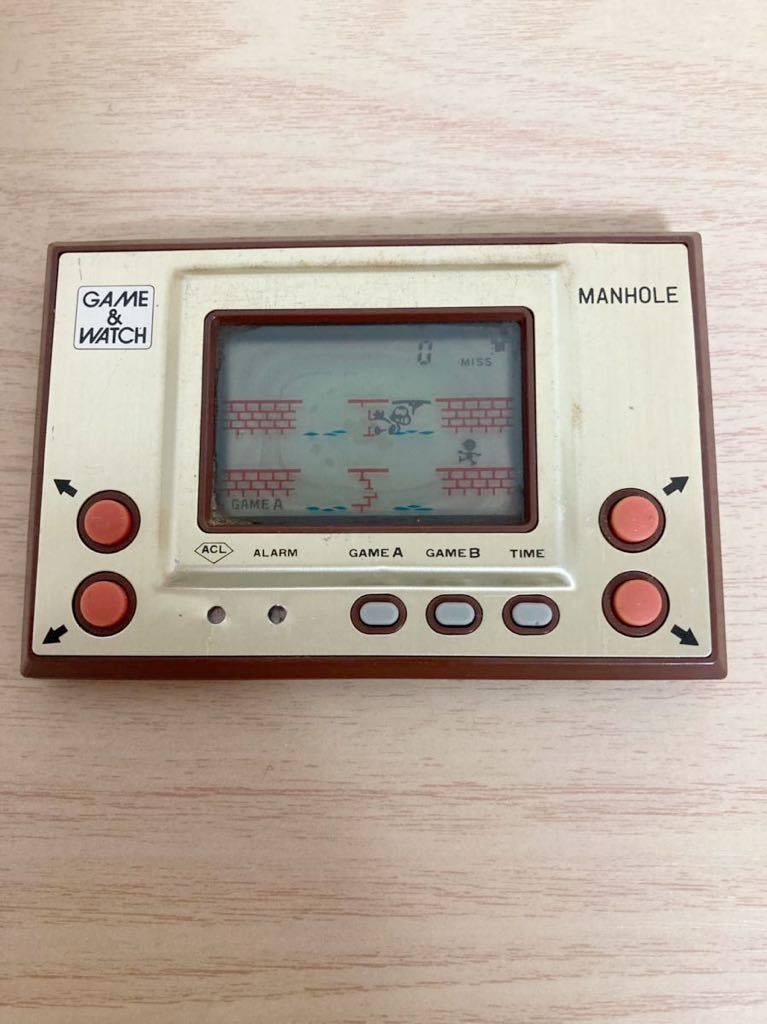 通電確認済 ゲームウォッチ マンホール 任天堂 GAME&WATCH MANHOLE