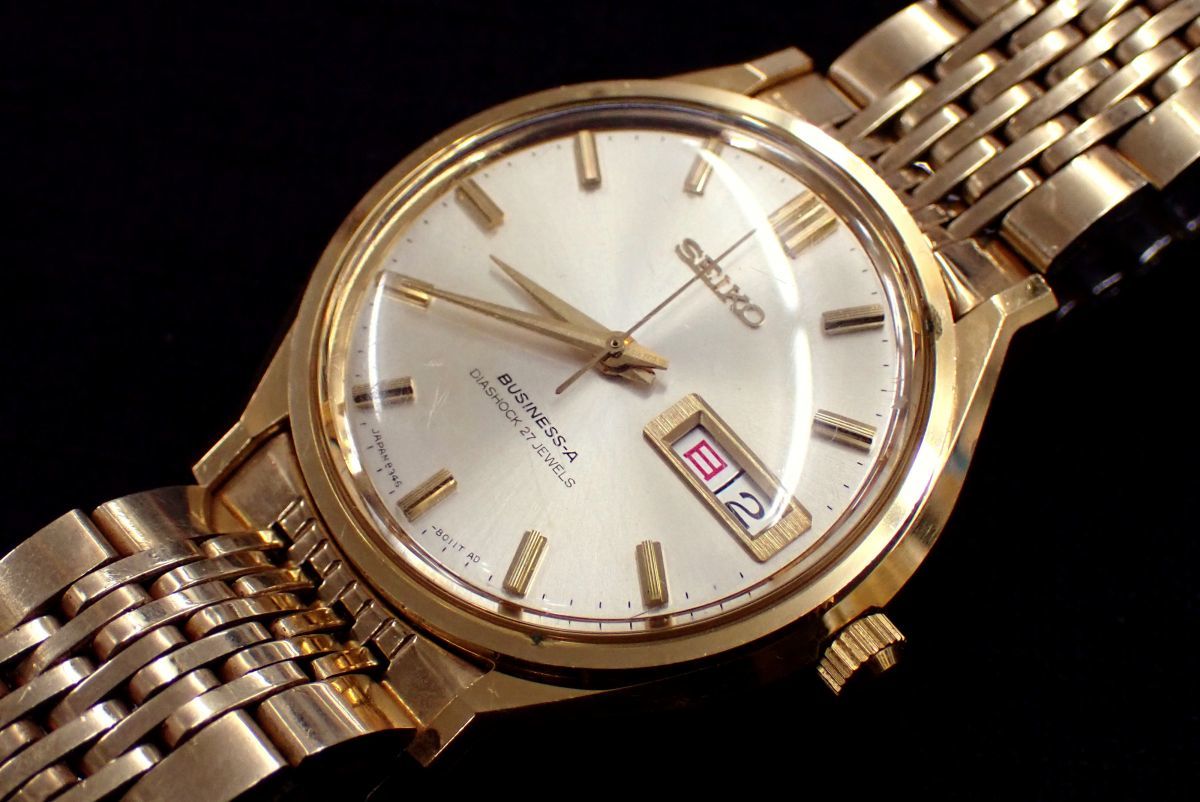 △腕時計77 SEIKO BUSINESS-A 27Jewels セイコー ビジネスA 27石△動作