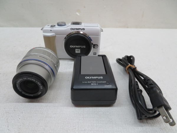 1230万画素OLYMPUS PEN Lite E-PL1s ミラーレス一眼カメラ ホワイト 