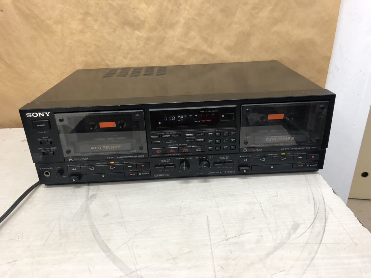 当店売れ筋入荷 【動作品】SONY ソニー ステレオカセットデッキ TC