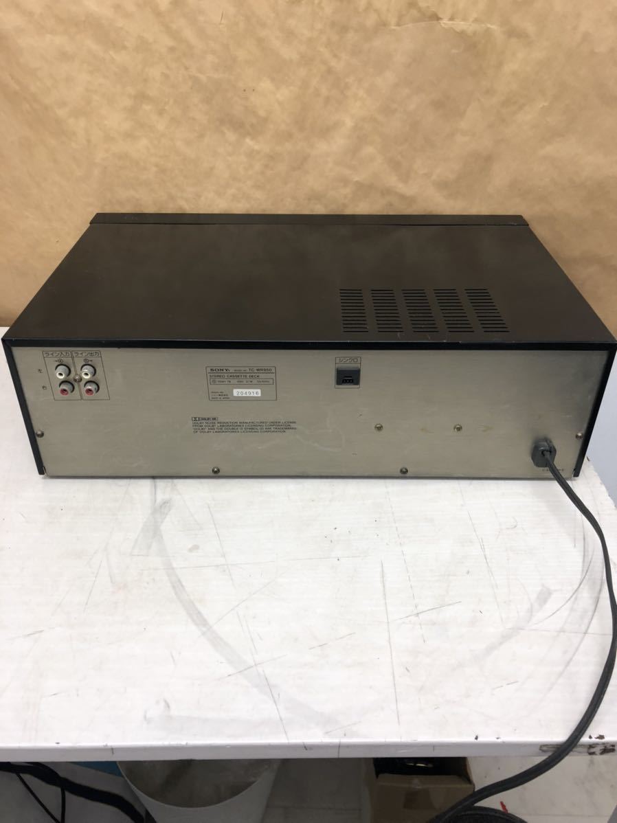 当店売れ筋入荷 【動作品】SONY ソニー ステレオカセットデッキ TC