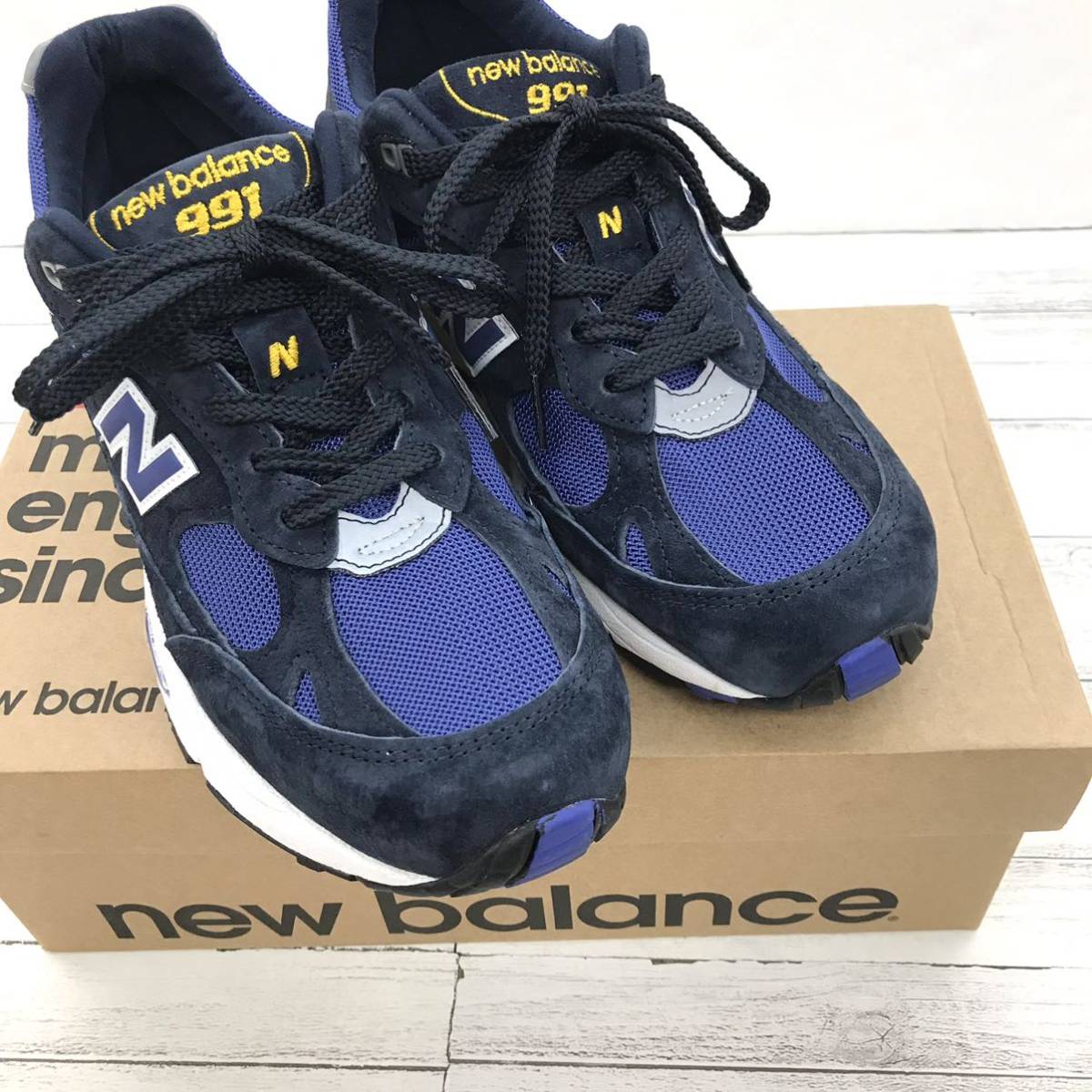 美品 NEW BALANCE M991 SLE Made in England NAVY ニューバランス 
