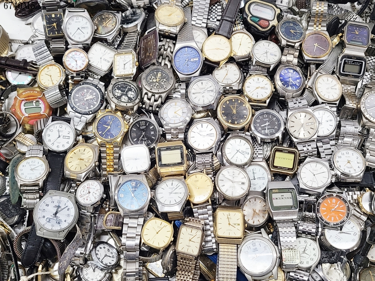 ☆ジャンク 腕時計 大量 410点以上 14kg～ SEIKO/CITIZEN/CASIO/ORIENT