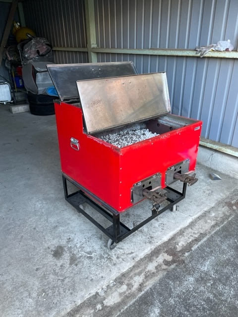 引き取り限定 中古 焼き芋機 いもランド AY-1500 焼き石付き(厨房機器