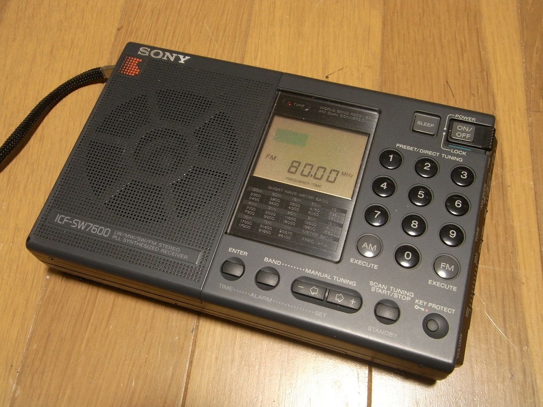 SONY ICF-SW7600 PLL ステレオラジオ SONY ソニー ICF-SW7600 PLLシンセサイザーラジオ SONY ICF-SW7600