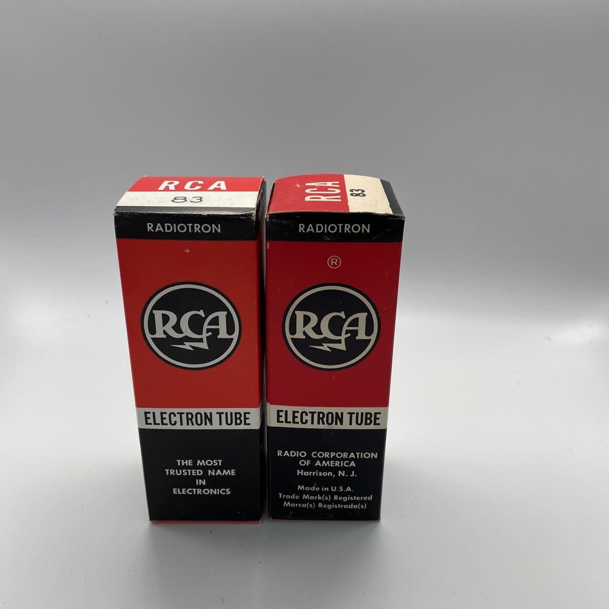 RCA 83 真空管 2本 1セット