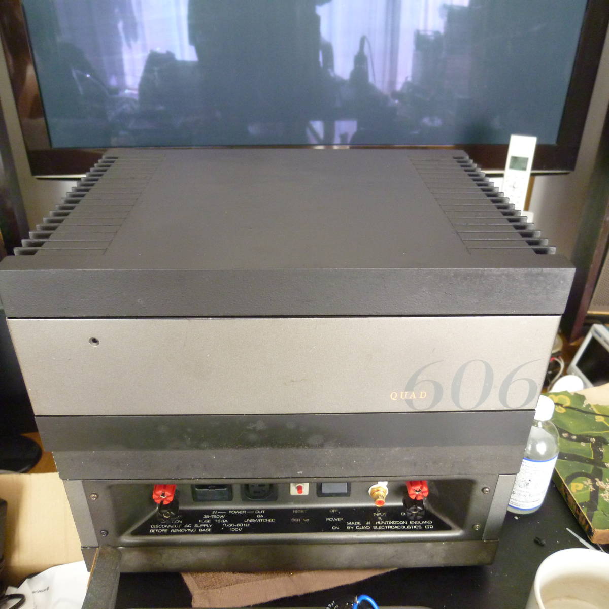 QUAD パワーアンプ 606 0 パワーアンプ QUAD □英国の名機 100V 同時