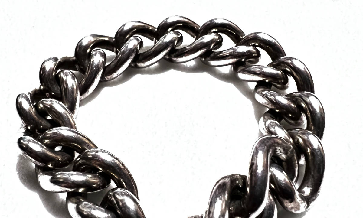 LYNCH SILVERSMITH LNC816 C350 16 813 CHAIN BRACELET チェーン