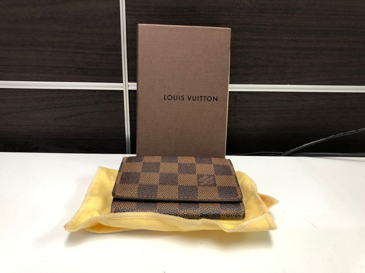 本物保証，最新作 商品 LOUIS VUITTON ルイ ヴィトン ダミエ アンヴェロップ カルト ドゥ ヴィジット N62920 PVC ブラウン ジャンク J644(服飾小物)｜売買されたオークション情報、yahooの商品情報をアーカイブ公開 - オ 服飾小物
