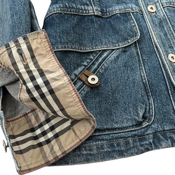 大人の都会派デニム】BURBERRY BLACK LABEL/バーバリーブラック