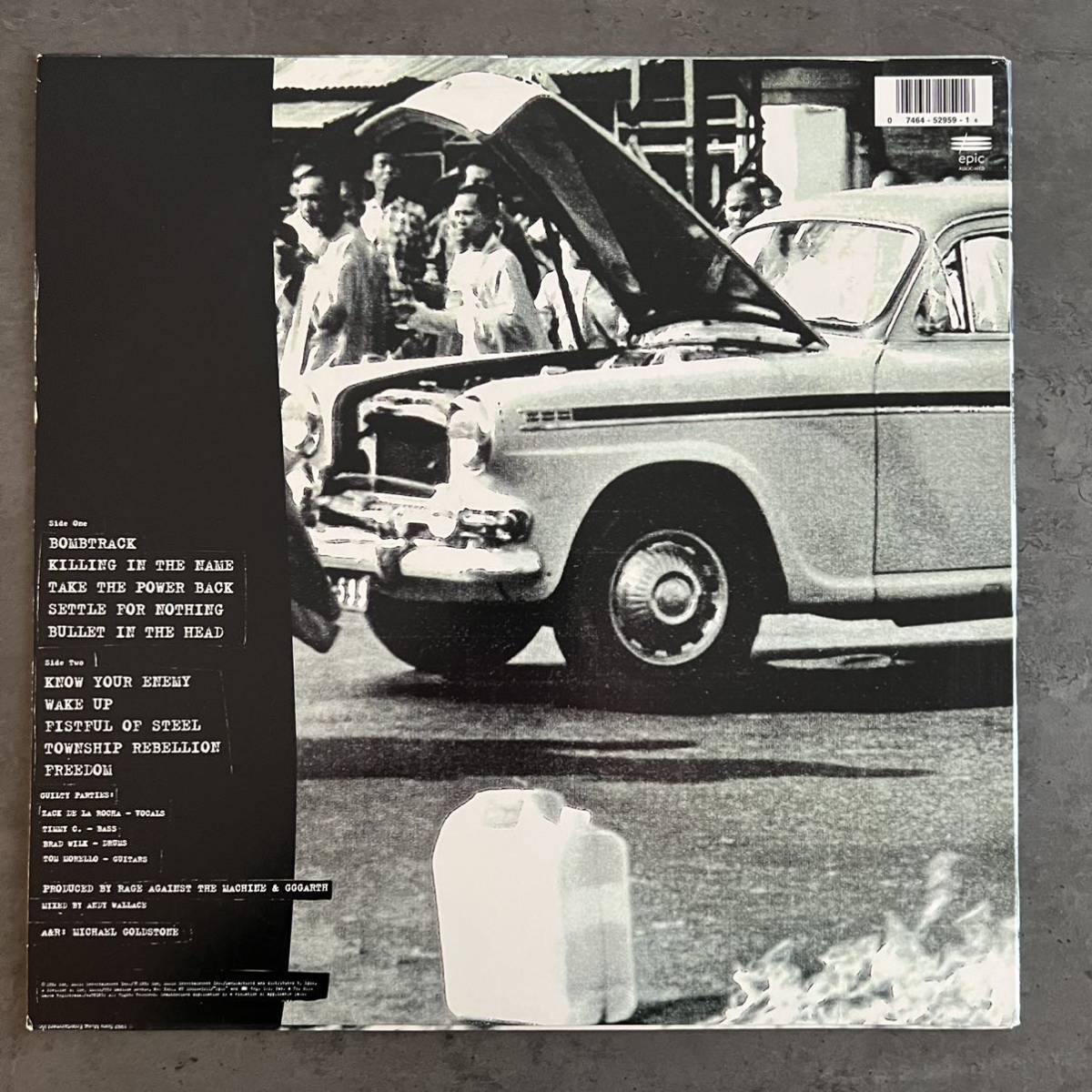 Rage Against The Machine レコード※刻印AL-52959 Rage Against The Machine レコード※刻印AL-52959