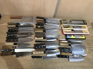 中古包丁　ジャンク　實光　廣朋　藤次郎 割引発見 中古包丁 中古包丁 ジャンク 實光 廣朋 藤次郎 ジャンク