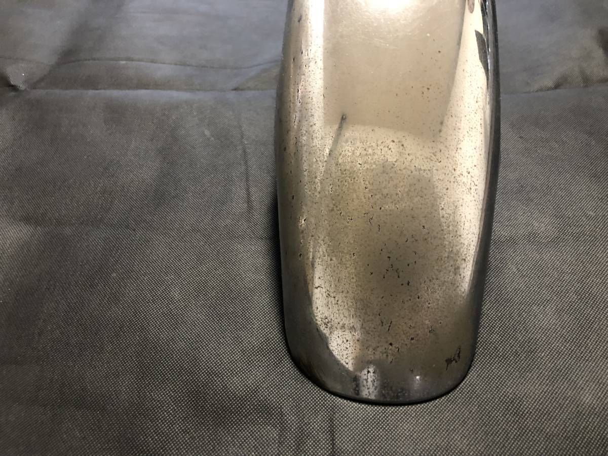 XJ400 XJ400D XJ400E XJ550 4G0 純製品メッキフロントフェンダー 当時