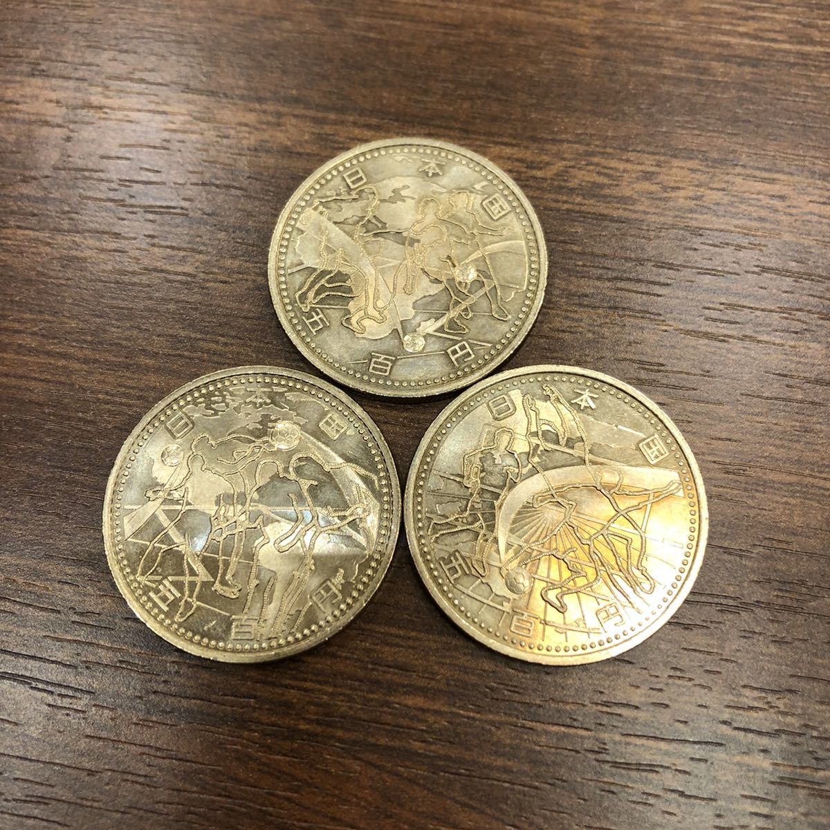 記念硬貨まとめ】①-94 FIFAワールドカップ 2002 記念硬貨 500円 3枚