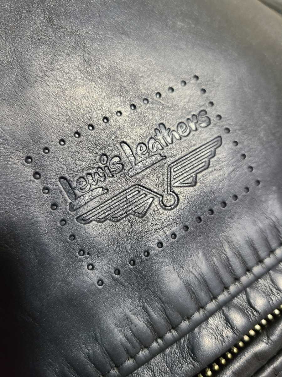 ルイスレザー アローズ別注 スポーツマンsize2 牛革 ブラック36 38