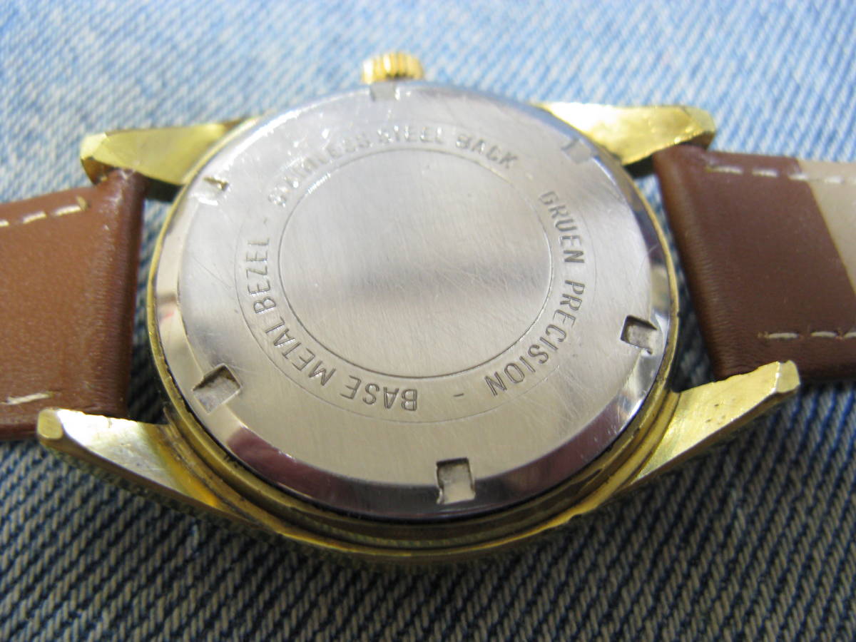 1960年代 GRUEN グリュエン 34.3mm デイデイト アメリカンウォッチ 