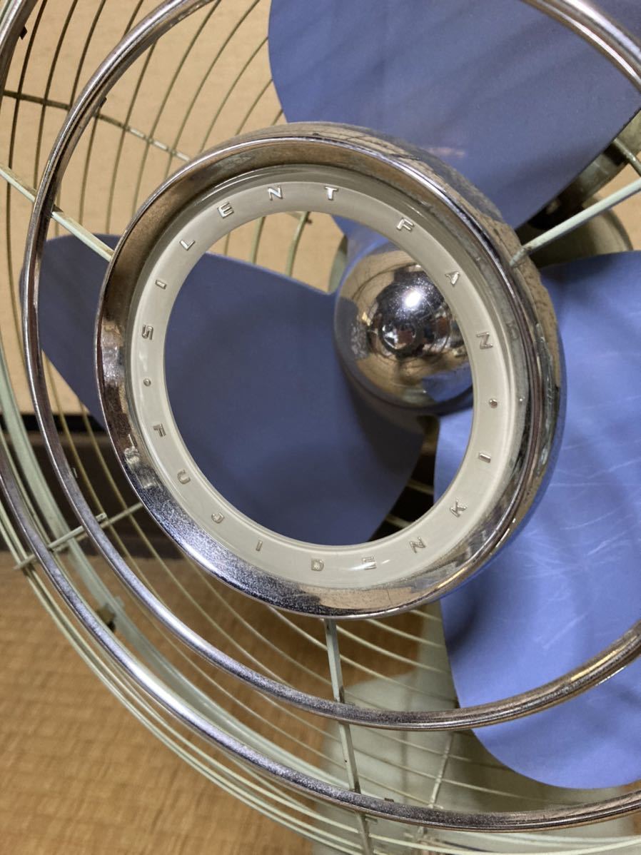富士電機 FUJI 昭和レトロ 扇風機 SILENT DENKI FAN FTS 「富士fuji
