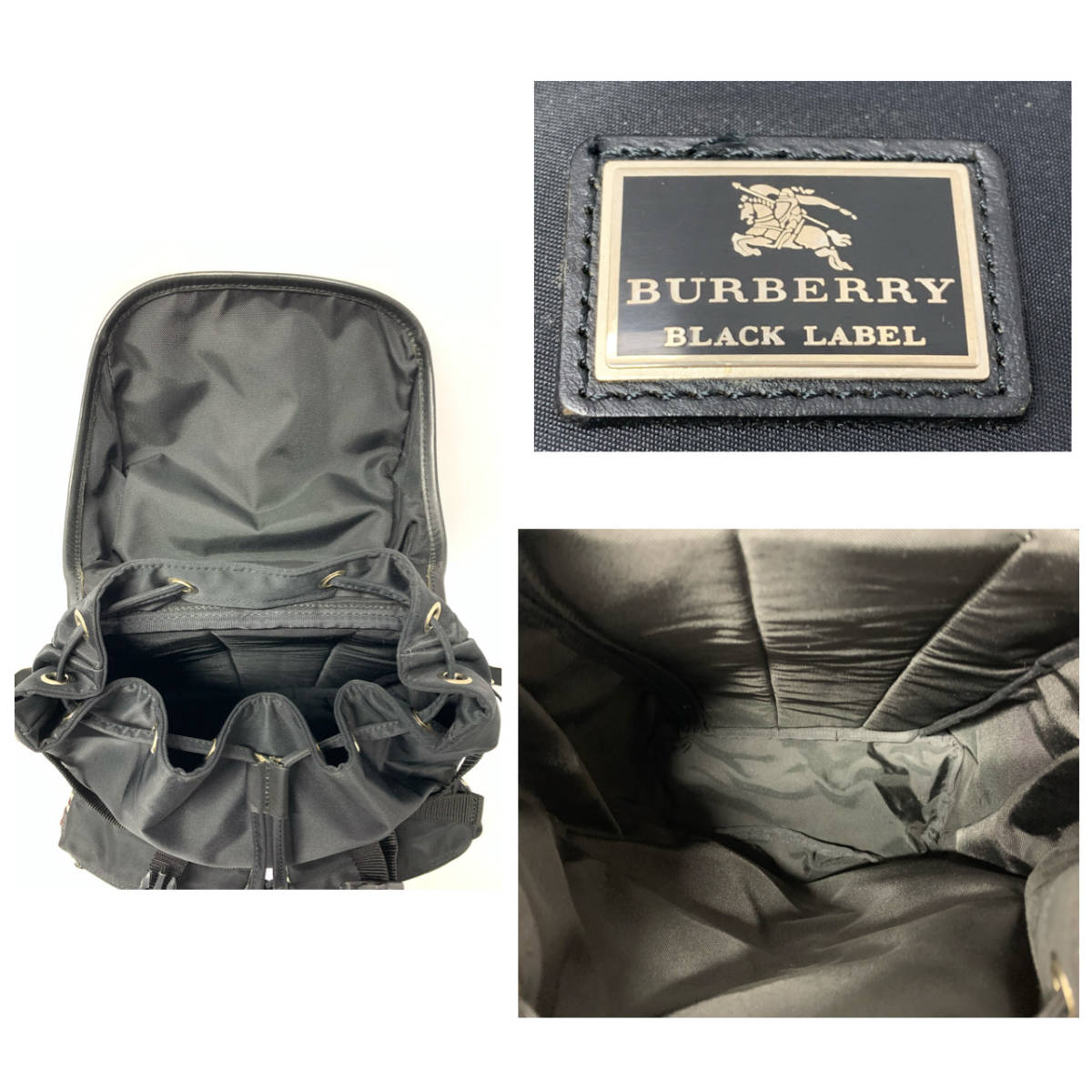 BURBERRY BLACK LABEL バーバリーブラックレーベル リュック バッグ 