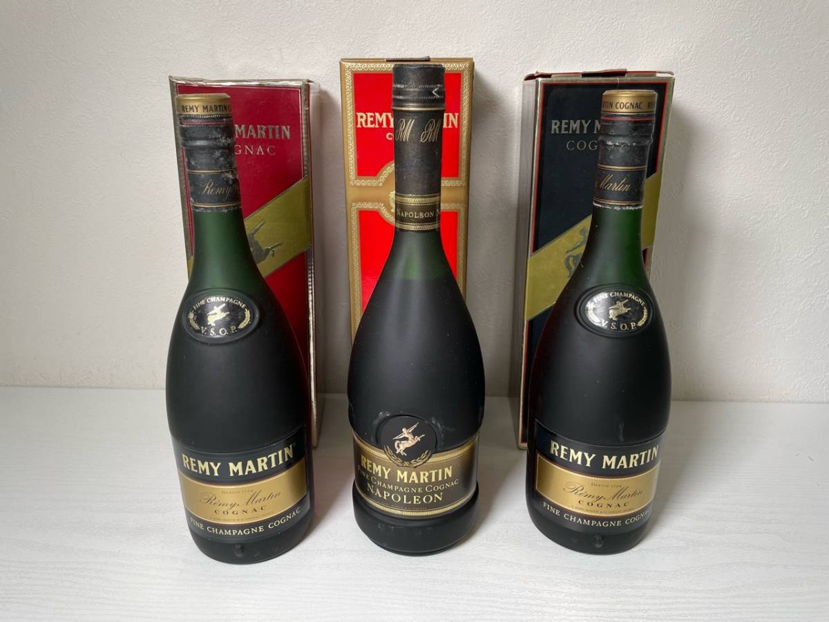 低価，人気 レミーマルタン REMY MARTIN VSOP ナポレオン 3本セット