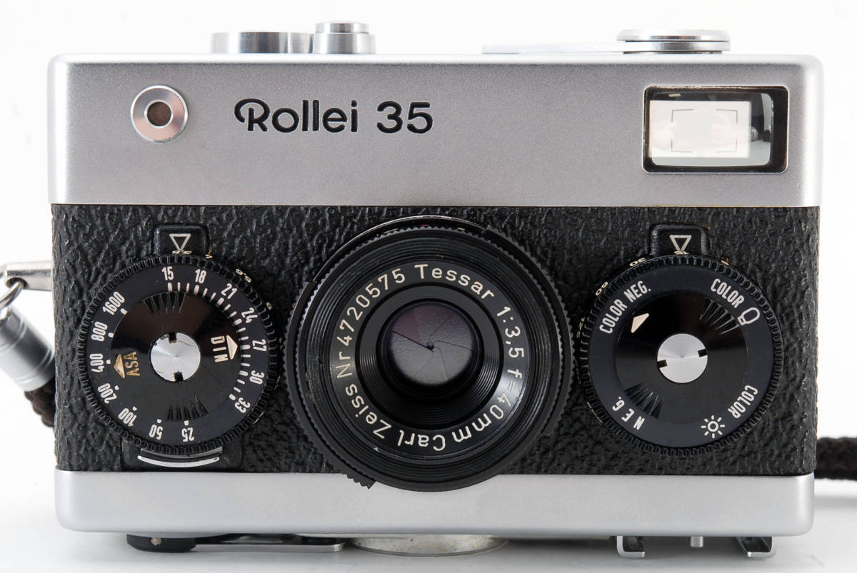 MK01135☆ローライ ROLLEI 35 シルバー 初期 ドイツ製 TESSAR 40MM F3