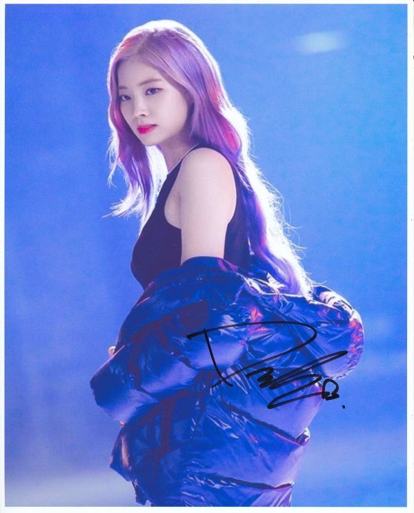 ダヒョン TWICE☆直筆サイン写真☆証明書COA◇3302(サイン)｜売買され