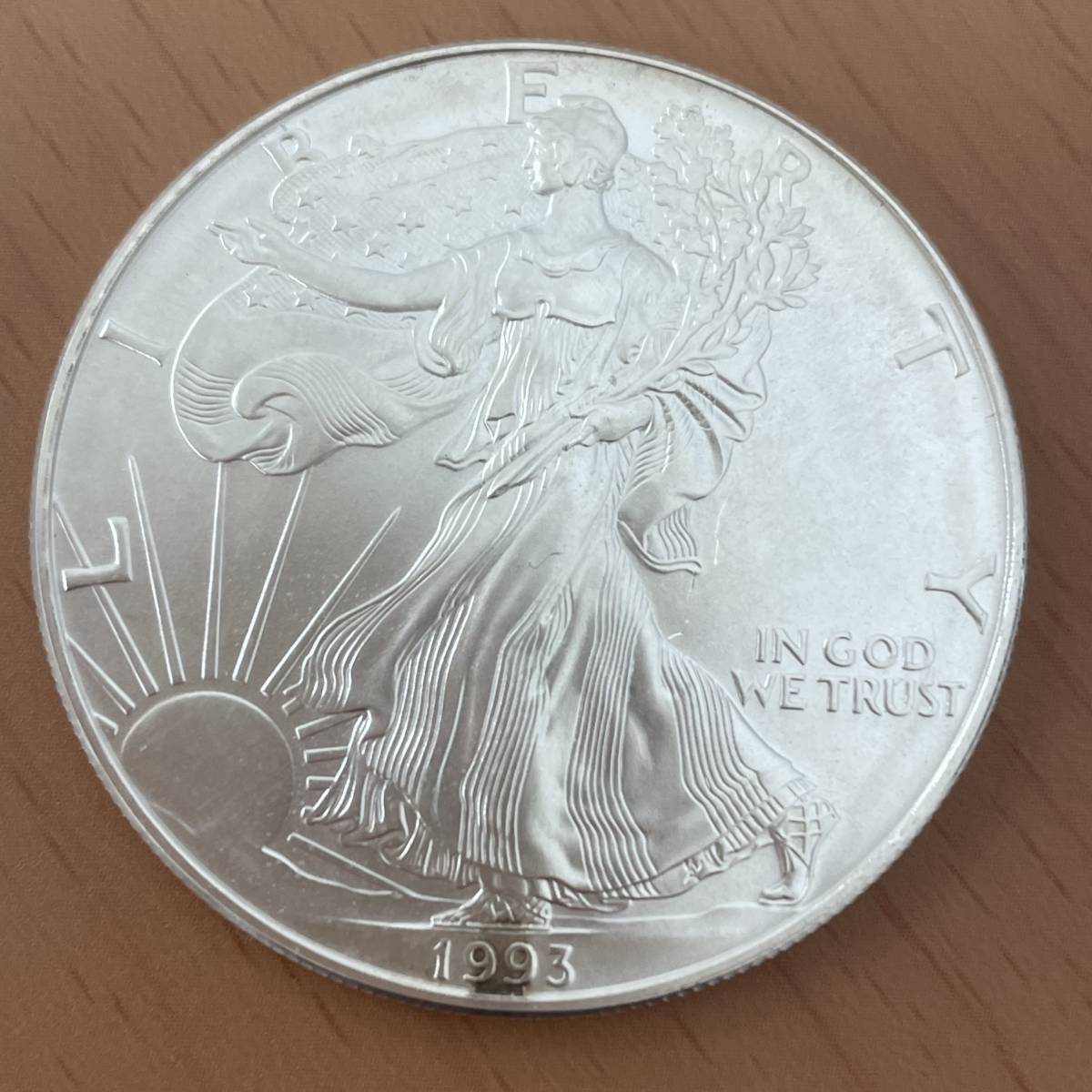 銀貨 1993年 アメリカ Yahoo!オークション Silver アメリカ1ドル