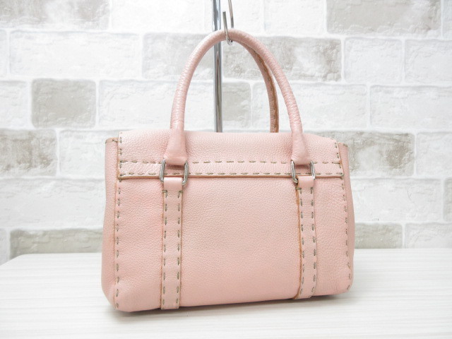極美品□フェンディ FENDI□ハンド バッグ ミニバッグ レザー