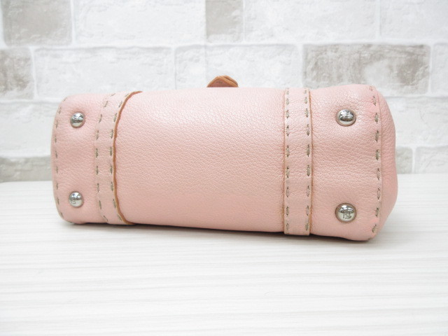 極美品□フェンディ FENDI□ハンド バッグ ミニバッグ レザー