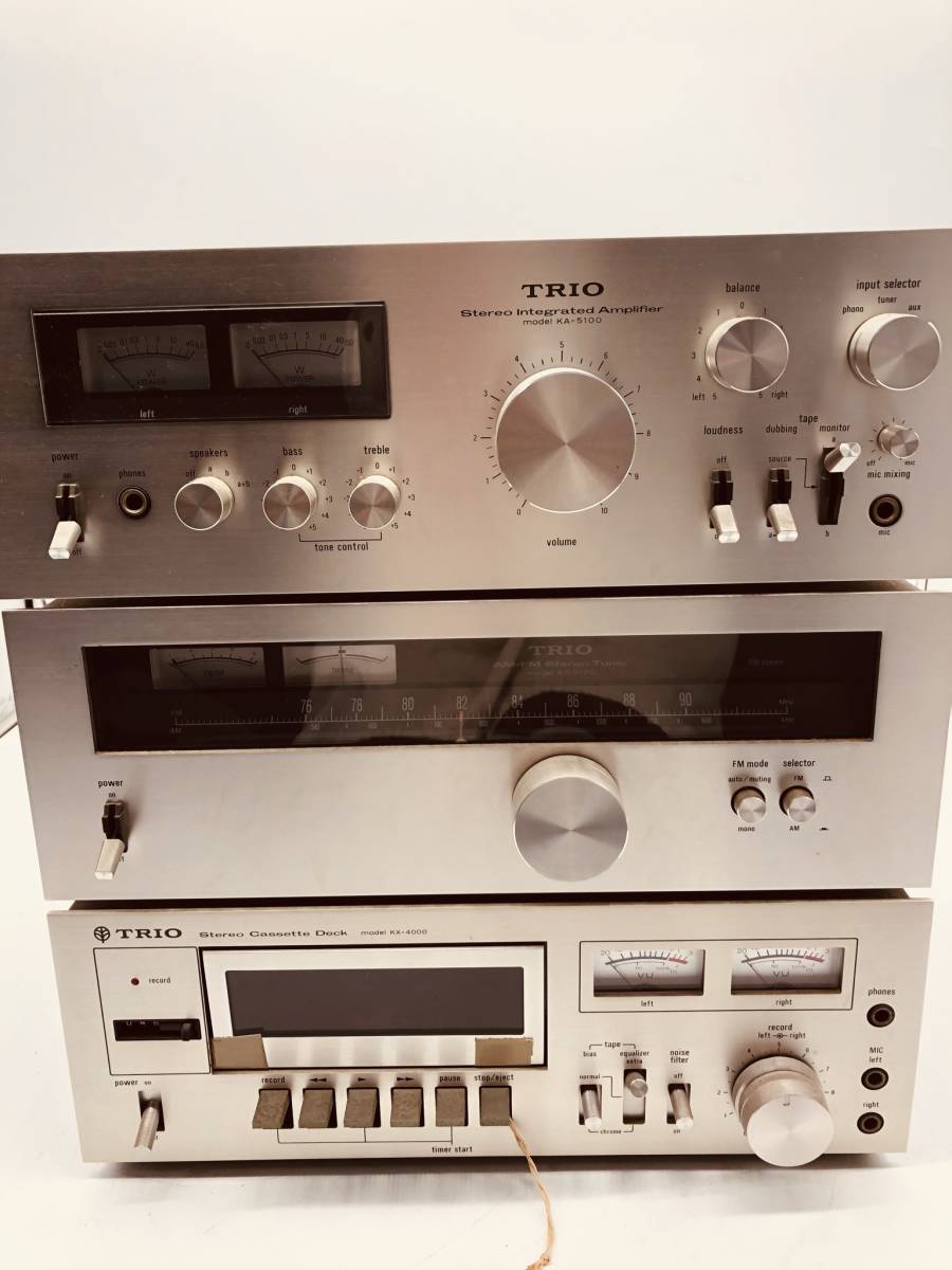 Trio KA-5100 KT-5100 KX-4000 ジャンク