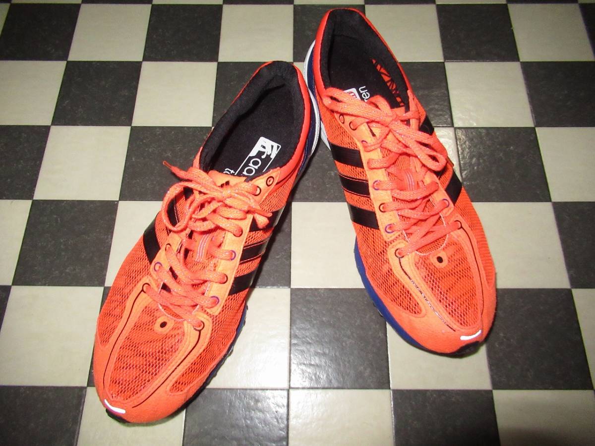 ★アディダス★良品　adizero Takumi Ren　26.5ｃｍ　インフラレッド/ブラック/ヒーローインク 