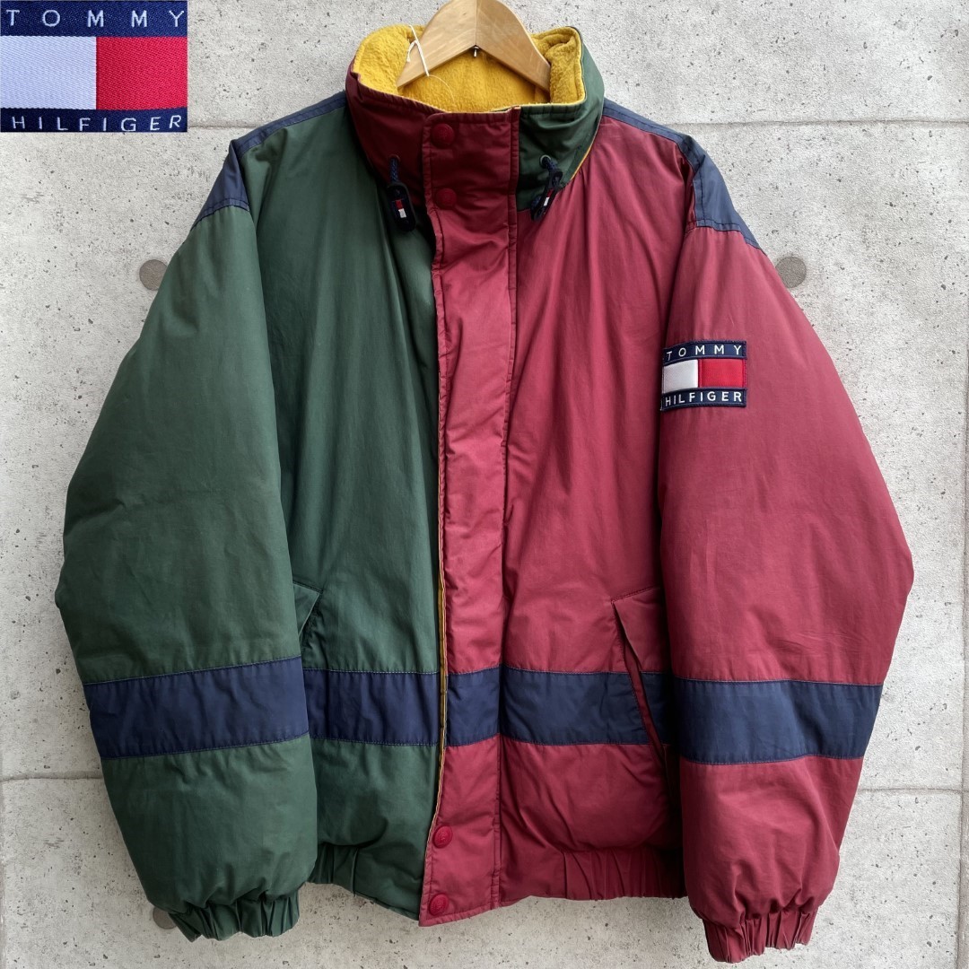 90s ヴィンテージ Tommy Hilfiger トミーヒルフィガー マルチカラー 