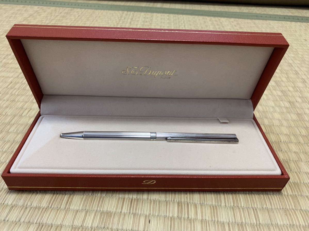 デュポン S.T.Dupont クラシック ボールペン　シルバー　フィニッシュ