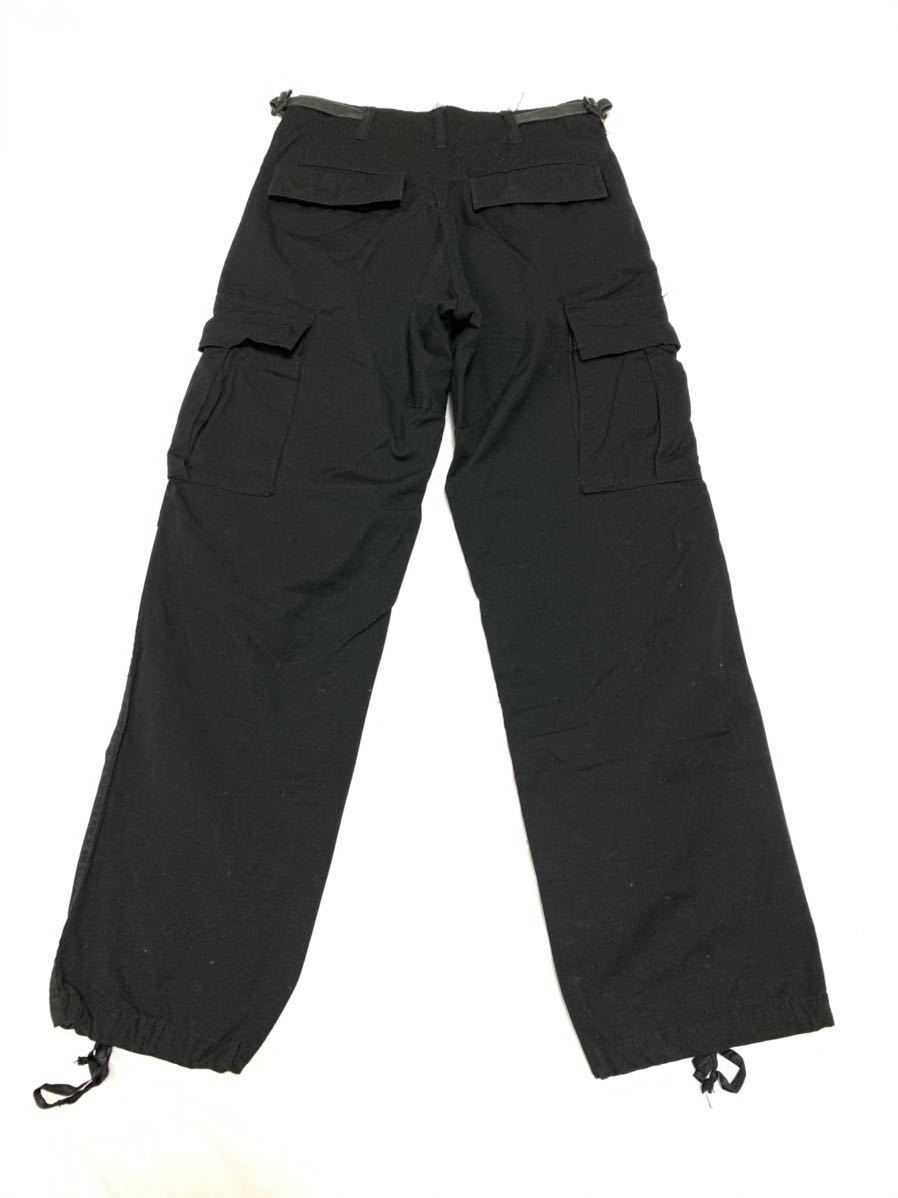 88年製 U.S.ARMY リップストップ カーゴパンツ 黒 ブラック
