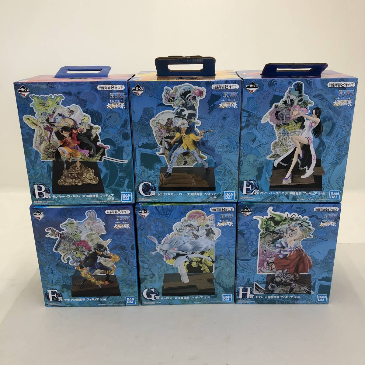 一番くじ ワンピース 大海賊百景 フィギュア 6点まとめ売り B賞ルフィ/