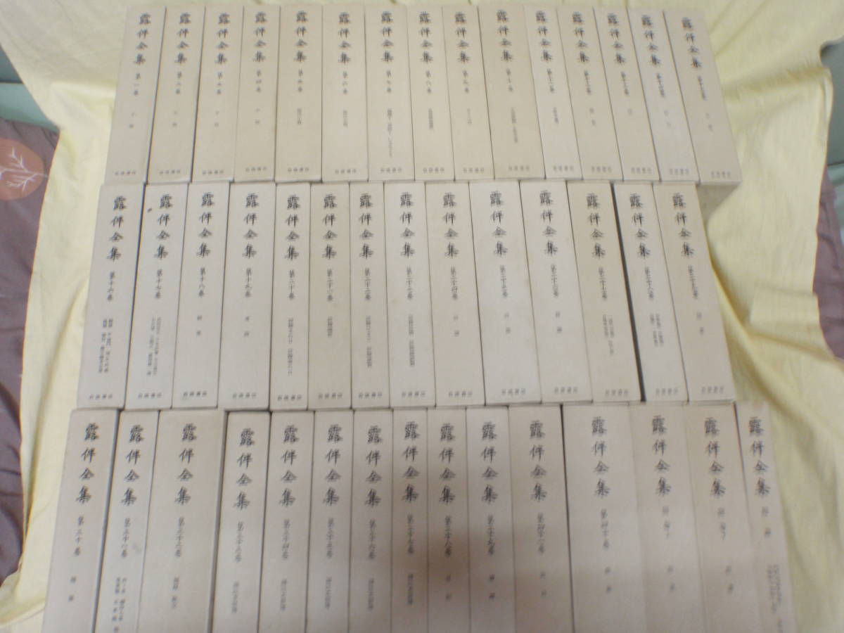 露伴全集 全41巻＆付録＆別巻上下巻 計44巻セット 幸田露伴 岩波書店
