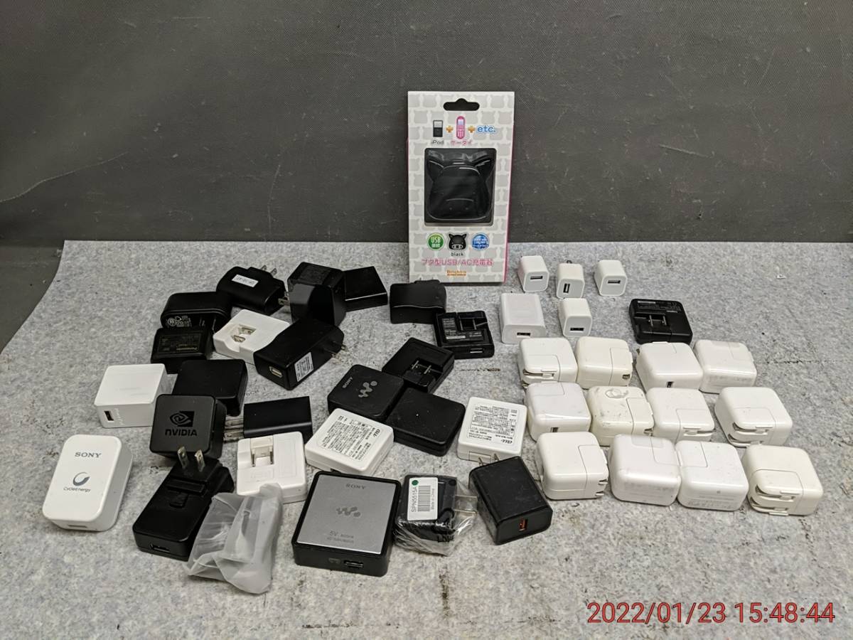 定番人気，2025 PV1YM12 USB充電 APPLE iPad用 iphone用など 大量 A1357(USB式充電器)｜売買されたオークション情報、yahooの商品情報をアーカイブ公開 - オークファン USB式充電器