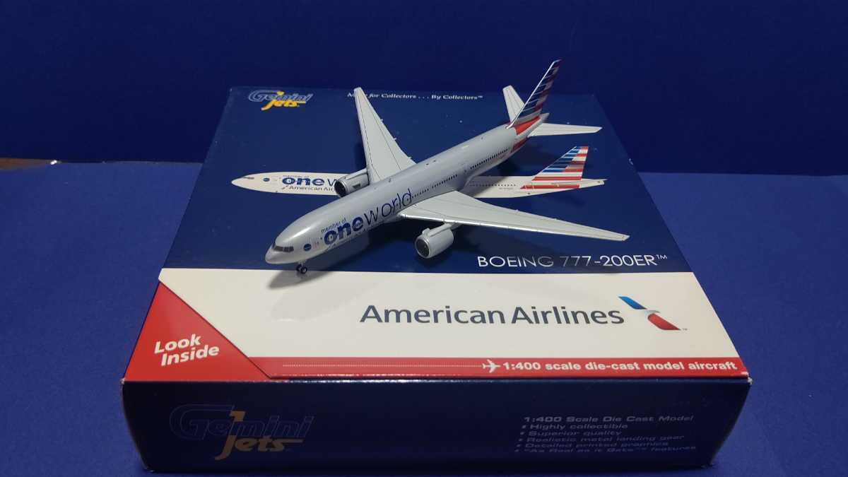 Gemini Jets American Airlines B777-200ER. N777AN. 1:400 Scale