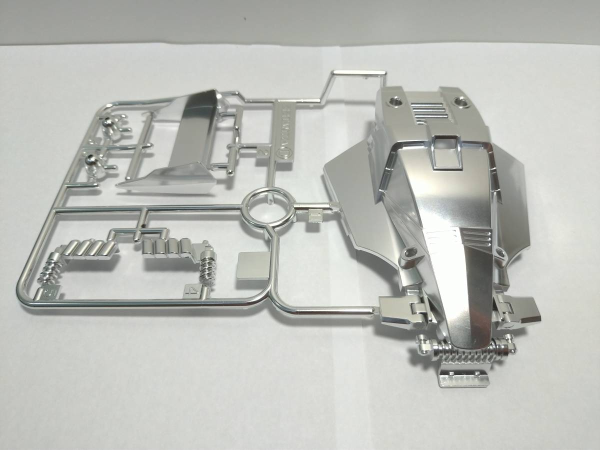 ミニ四駆　当時物　メッキボディ　カスタム　完成品 ☆即決、限定☆ ミニ四駆 ダッシュ1号 皇帝(エンペラー) シルバー