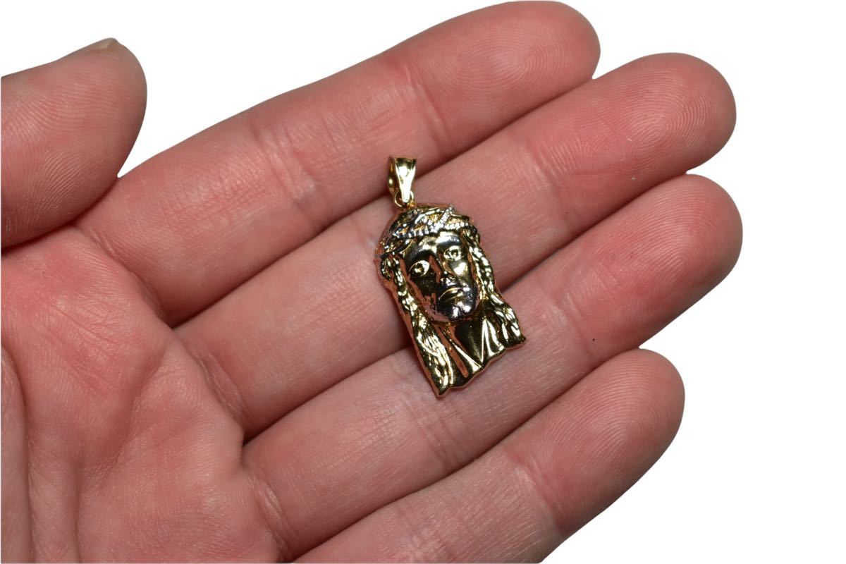 人気【AVALANCHE GOLD&JEWELRY/アバランチ】10k 10金 ジーザス  