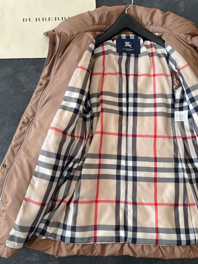 極暖14万超☆美品BURBERRY LONDON 【高級ダウン90%使用 】○肉厚