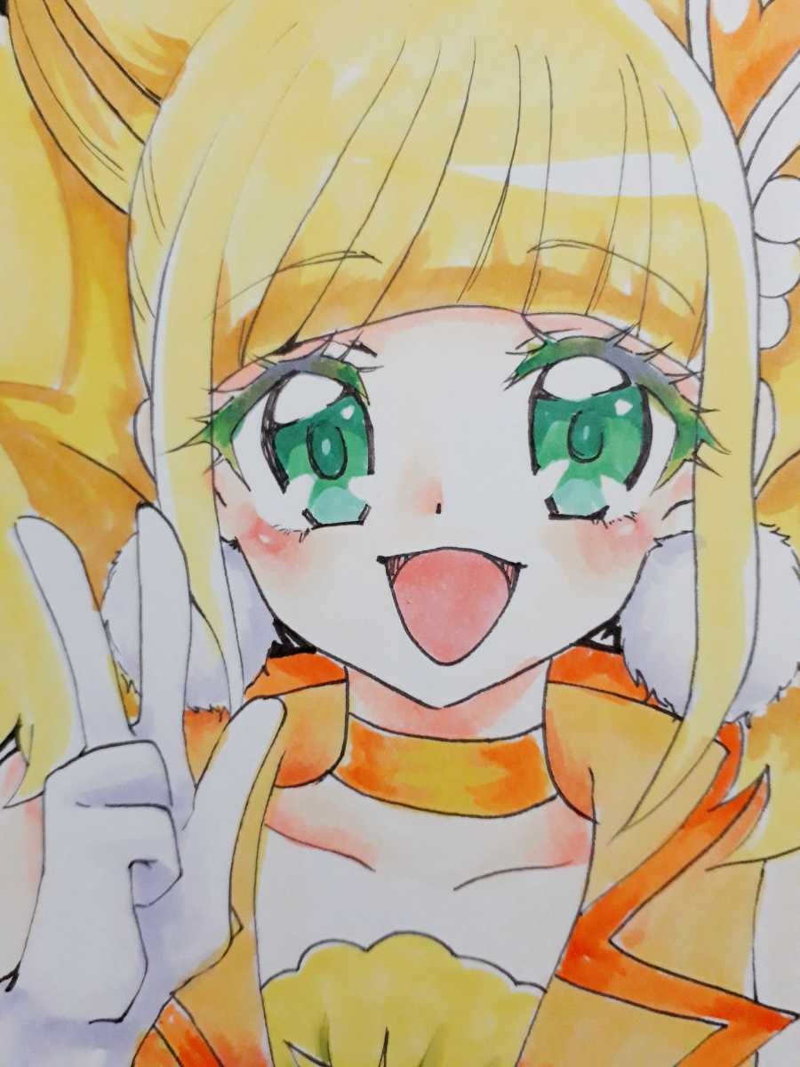 はがきサイズ 手書きイラスト キュアスパークル ヒーリングっどプリキュア ファンアート 手描きイラスト ハガキサイズ ポストカード 手描きイラスト 売買されたオークション情報 Yahooの商品情報をアーカイブ公開 オークファン Aucfan Com