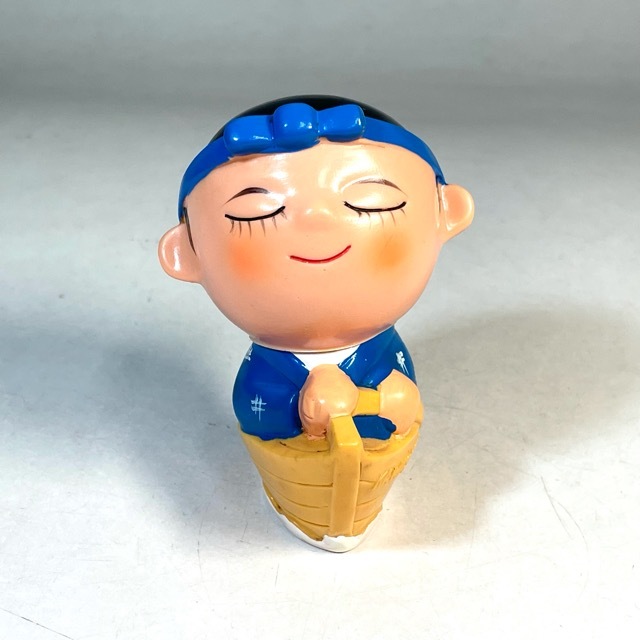 川崎信用金庫 信ちゃん ソフビ 貯金箱 銀行 昭和レトロ ノベルティ