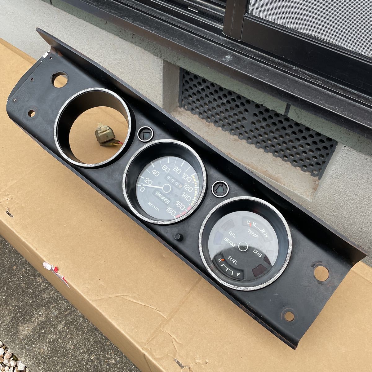当時物 希少 サニー クーペ GX5 メーターパネル　B110 B122サニトラ B110 サニー GX5 当時物 メーター メータパネル サニトラ流用にも