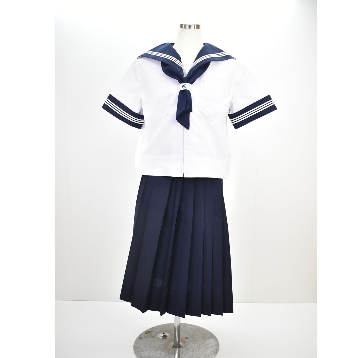 男女兼用 女子 高校制服 夏服 セーラー服 上下セット コスプレ