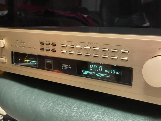 Accuphase アキュフェーズ T-108 FM専用チューナー 外箱有 リモコン有