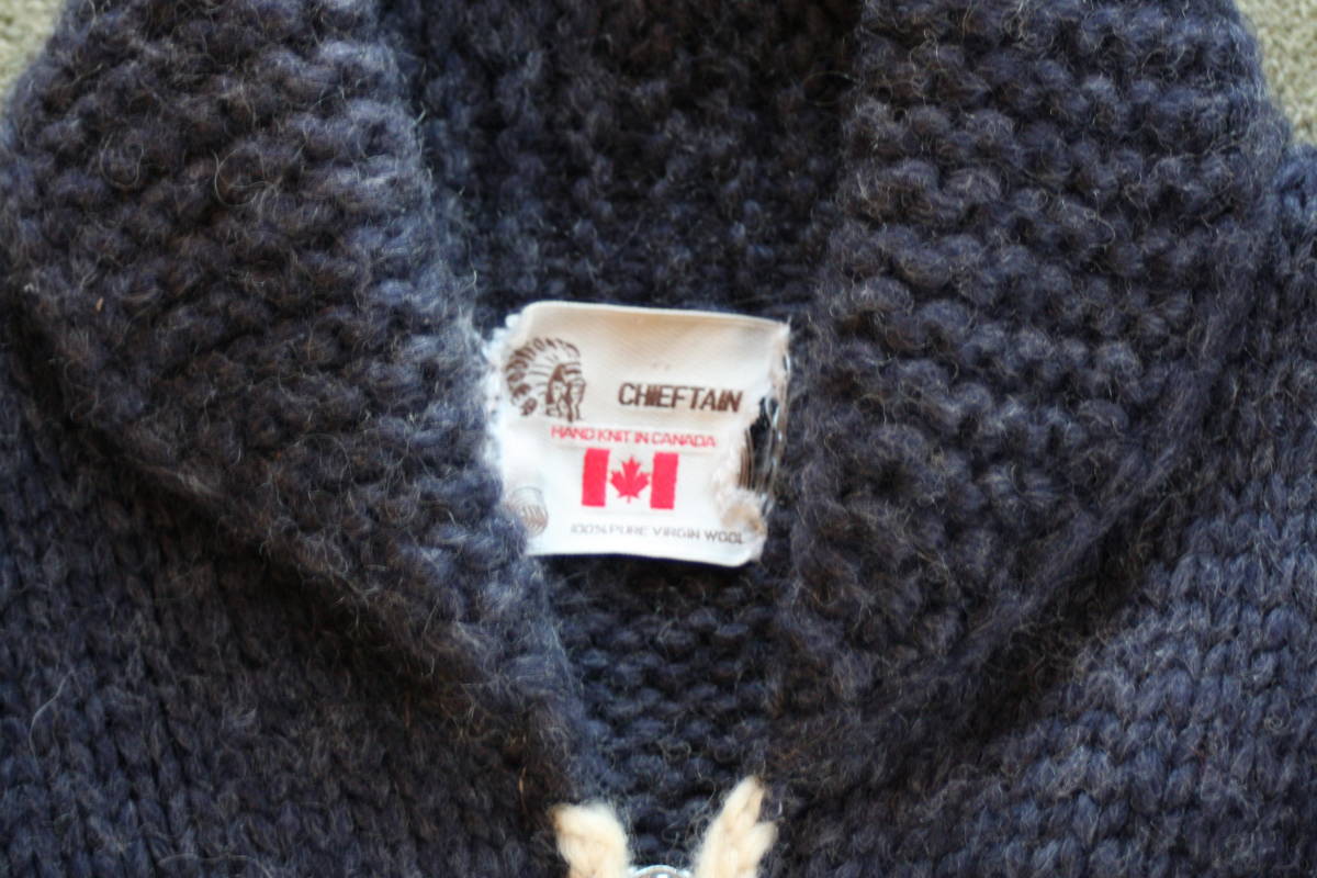 □カナダ製・CANADIAN SWEATER社・高級カウチンハンドニット □カナダ製・CANADIAN SWEATER社・高級カウチンハンドニット