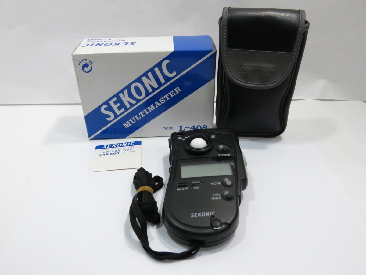 L-408 SEKONIC セコニック ◇ 説明書付 #916752A 【 露出計 】SEKONIC