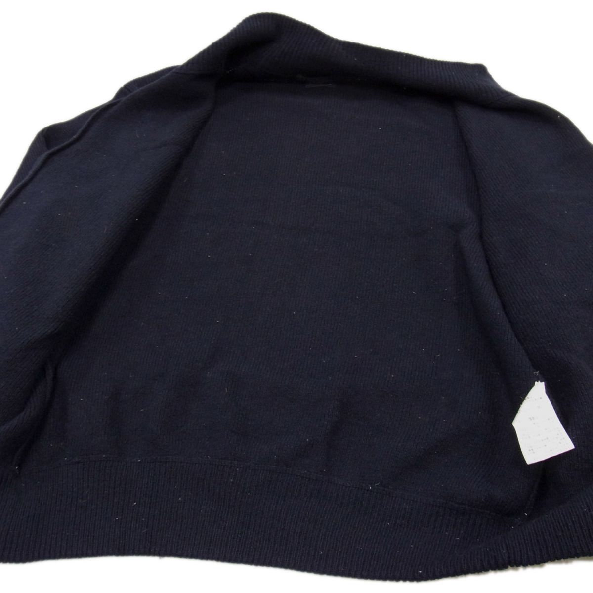 美品○ラルフローレン ニットジャケット ジップジャケット ラムウール 